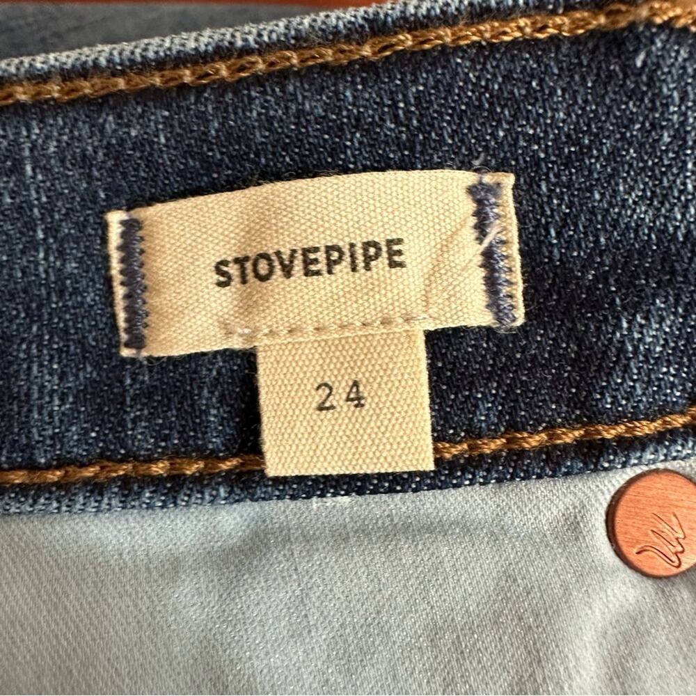 NWT Madewell Stovepipe Blue Jeans Antoine Wash AJ204 Classic Denim - Picture 7 of 13